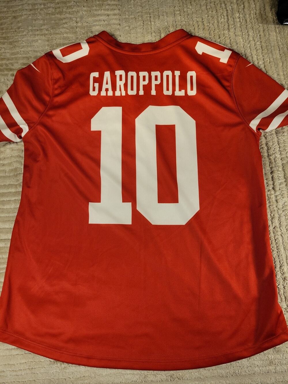 Nike Jimmy Garoppolo San Francisco 49ers Football Jersey Womens Medium Ladies